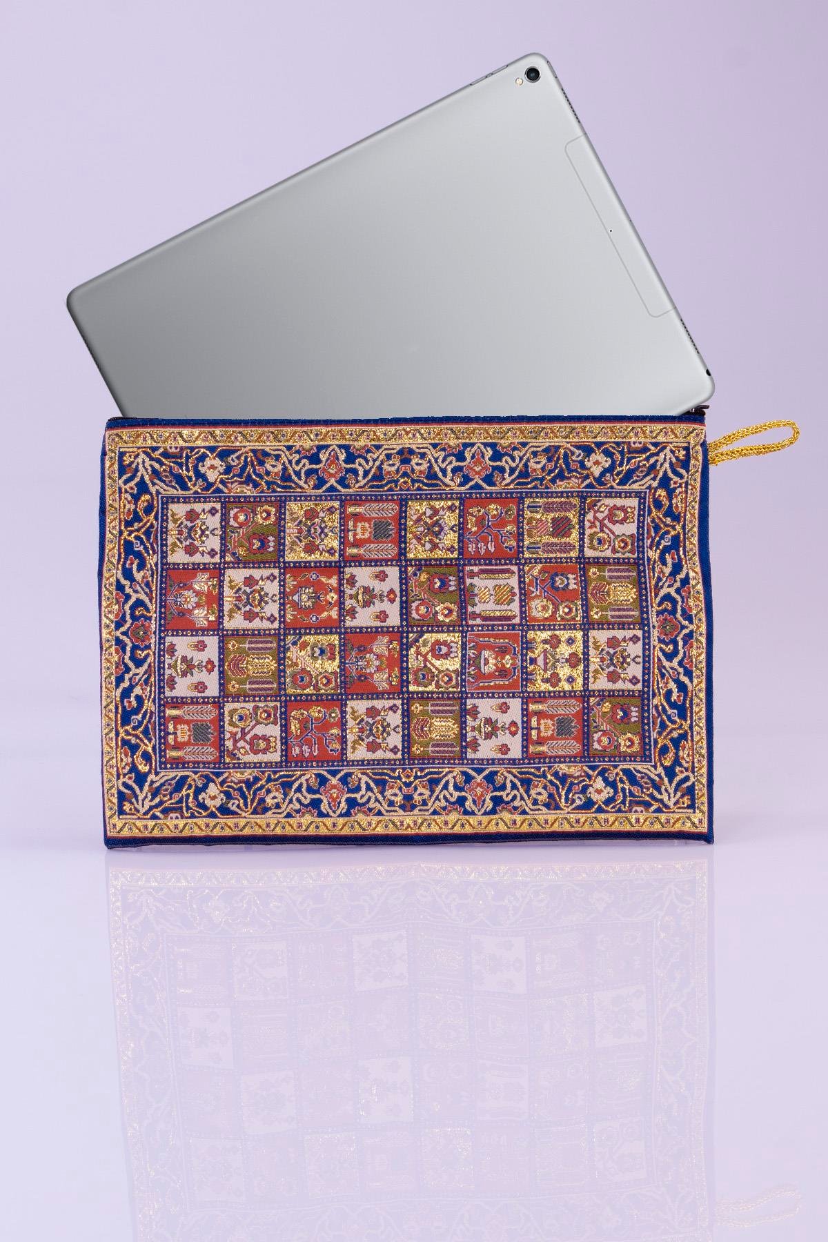 Simli Dokuma Otantik Tablet Kılıf Cüzdan 2700.22