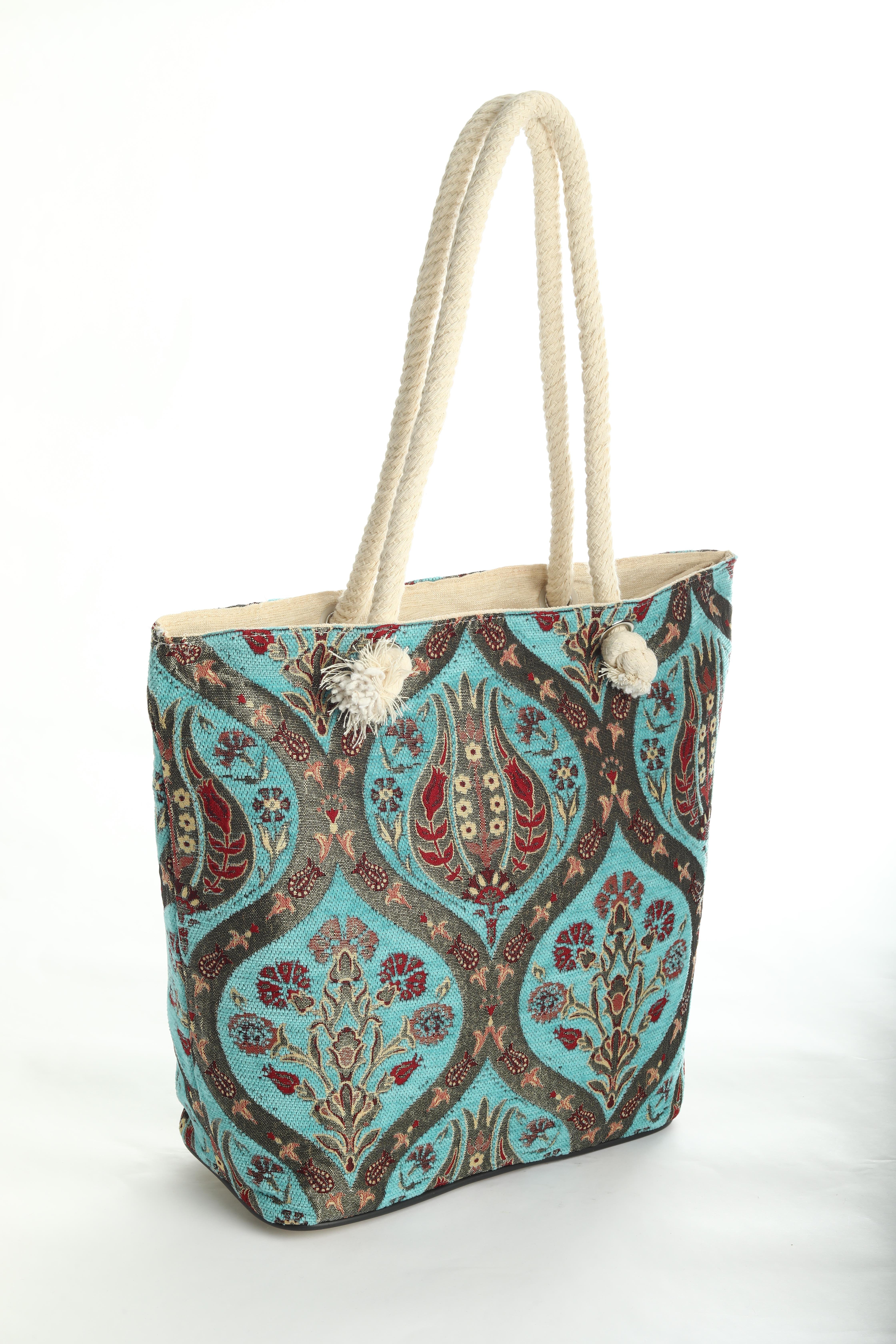 ŞÖNİL PLAJ ÇANTA OMUZ ÇANTA