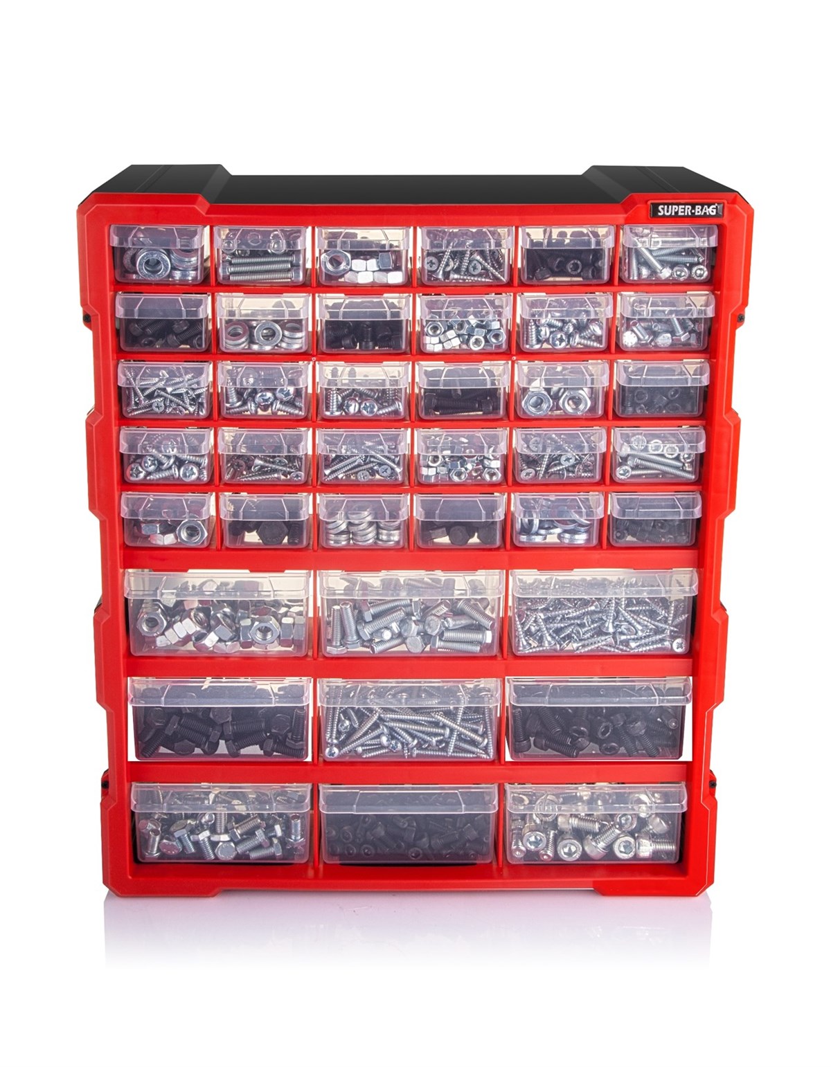  Super Bag Mono Blok Çekmeceli Organizer 39'lu Büyük Boy ASR-6001