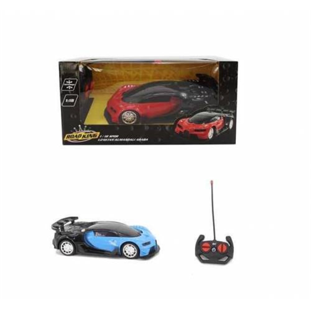 1:18 Kumandalı Işıklı Yarış Arabası Full Fonksiyonlu