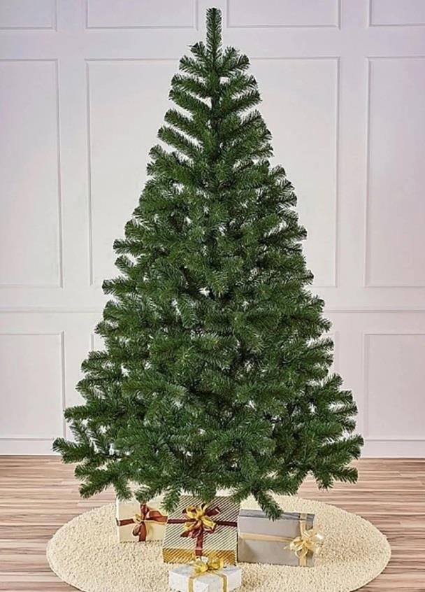 210 Cm Yılbaşı Ağacı  720 Gür Dallı Metal Gövde Metal Ayak