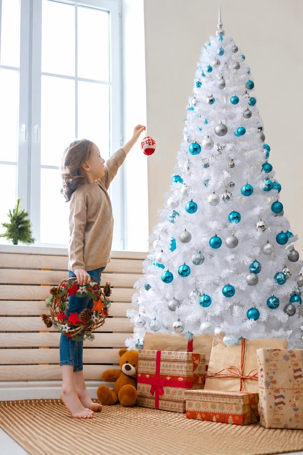 250 Cm Lüks Beyaz Yılbaşı Ağacı 1650 Dallı Özel Üretim Noel Ağacı Yılbaşı Çam Ağacı
