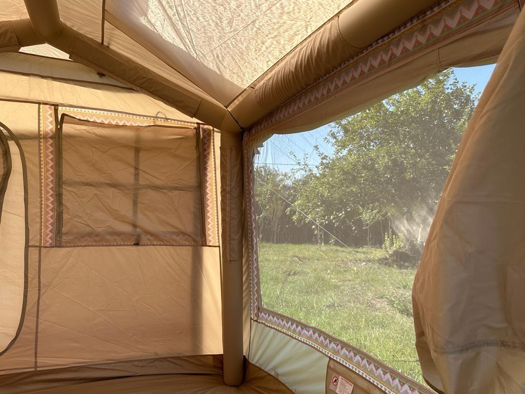 4 Mevsim Şişme Kamp Çadırı 250x250x200 Cm 4 Kişilik Şişme Çadır