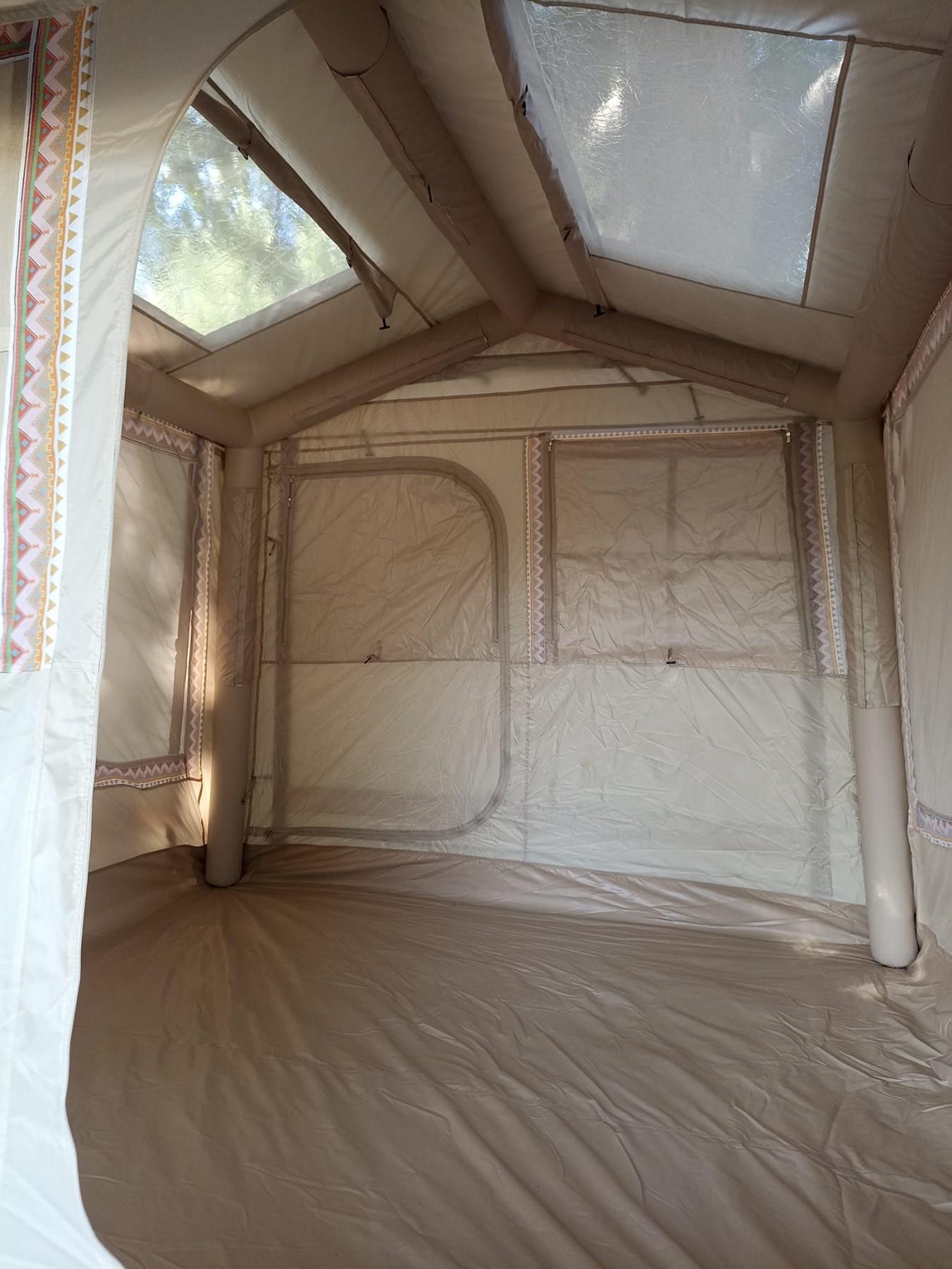 4 Mevsim Şişme Kamp Çadırı 250x250x200 Cm 4 Kişilik Şişme Çadır
