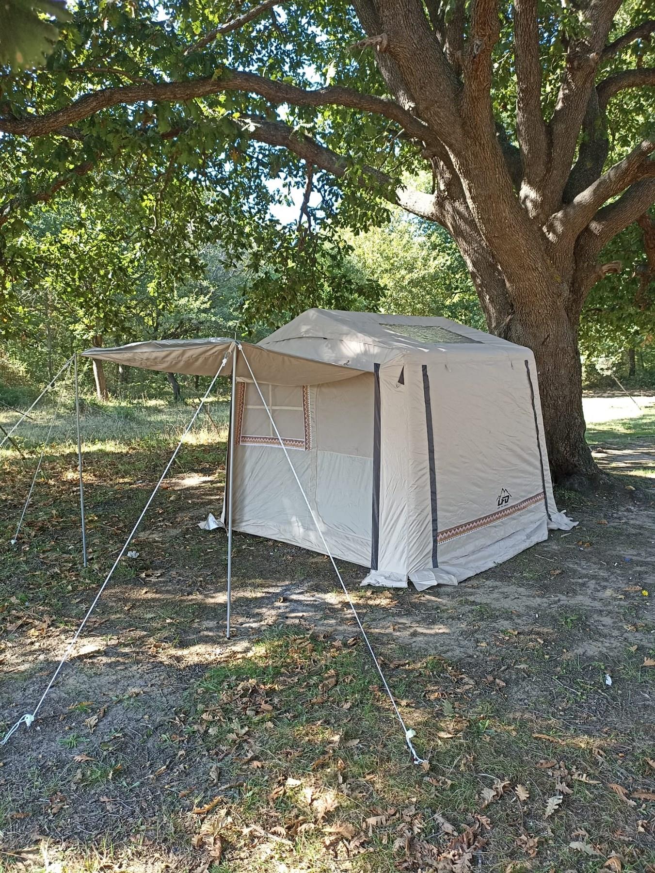 4 Mevsim Şişme Kamp Çadırı 250x250x200 Cm 4 Kişilik Şişme Çadır