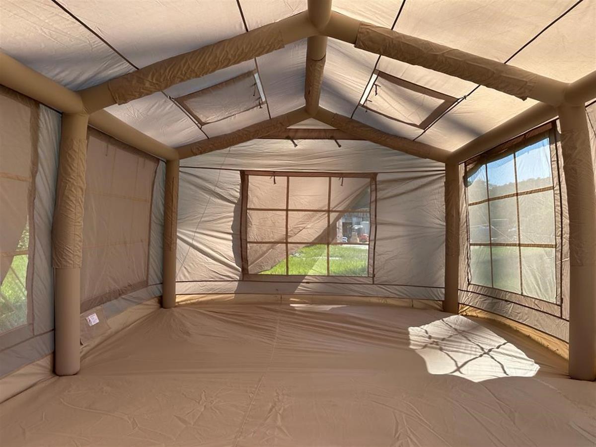 4 Mevsim Şişme Kamp Çadırı 420x320x230 Cm 10 Kişilik Şişme Çadır