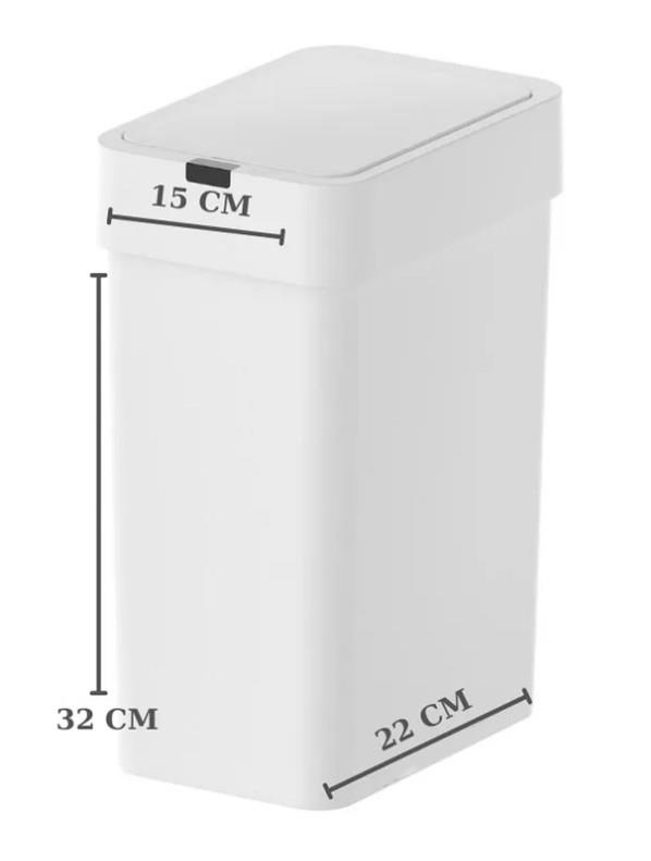 9Litre Sensörlü Otomatik Çöp Kovası Ofis Mutfak Banyo Balkon Akıllı Çöp Kovası