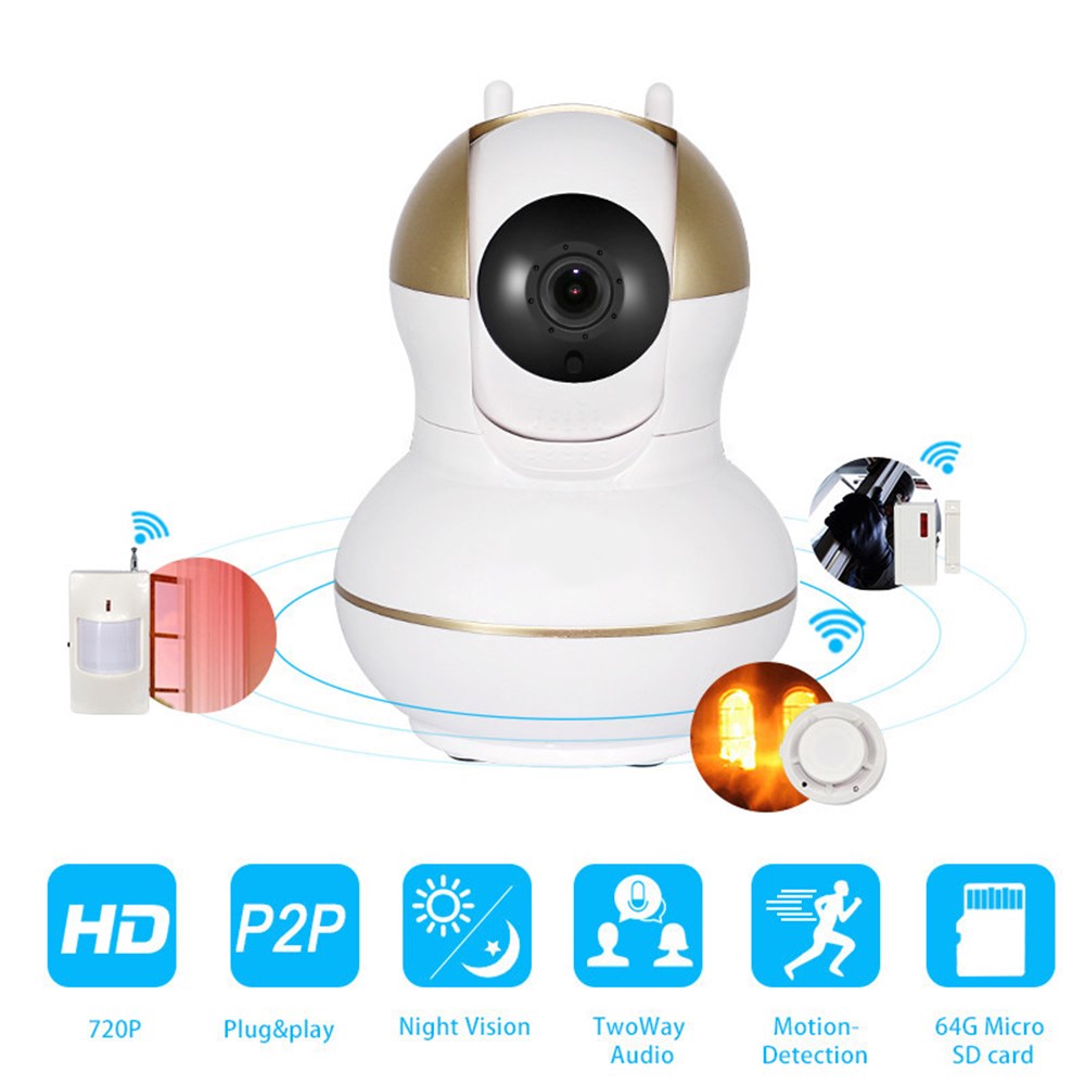 AngelEye KS-512 Full HD Wifi Ev ve Bebek iP Kamera 4in1 Full Set