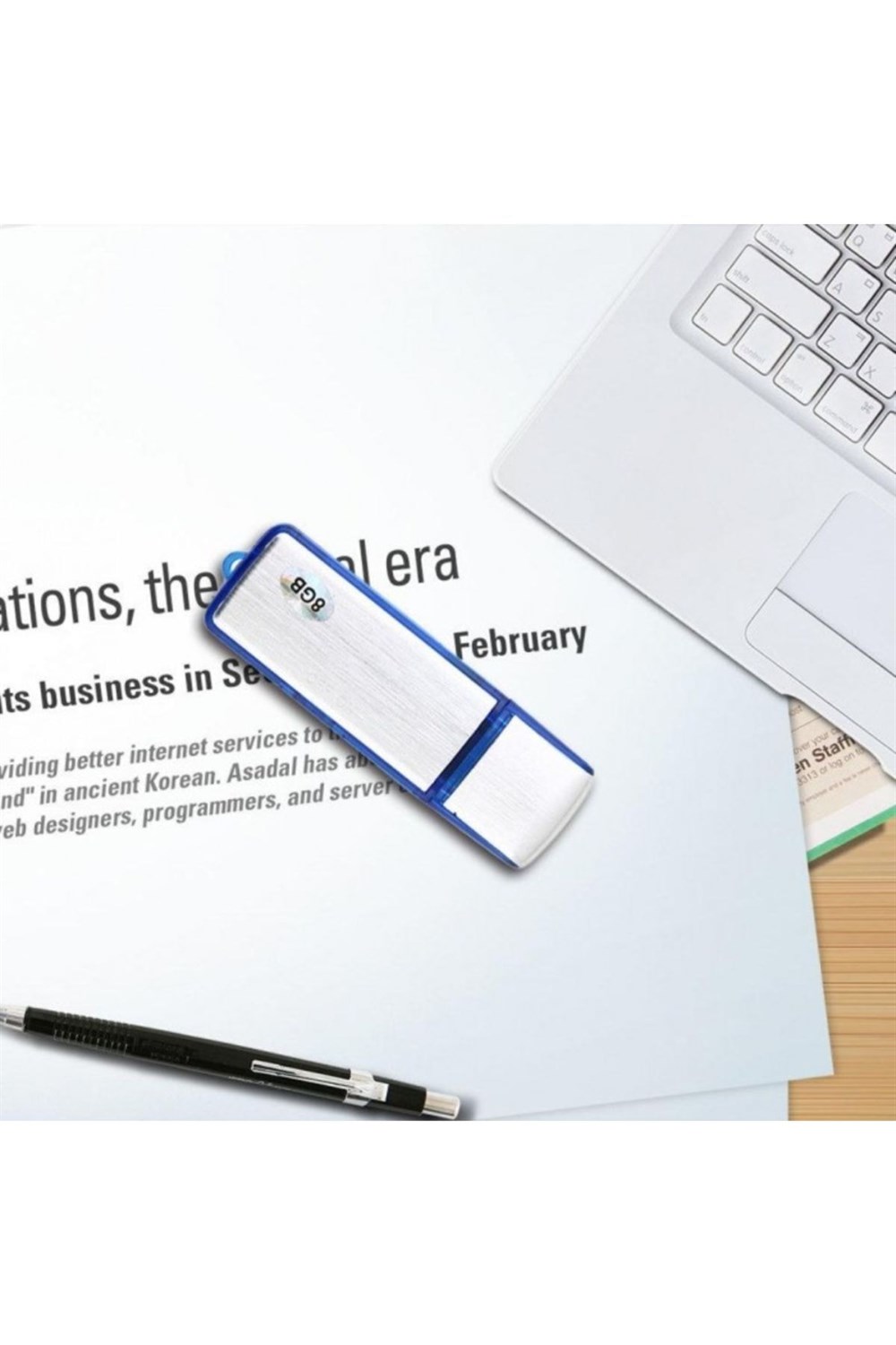 AngelEye Sese Duyarlı Usb Şeklinde Ses Kayıt Cihazı 8 Gb Hafıza