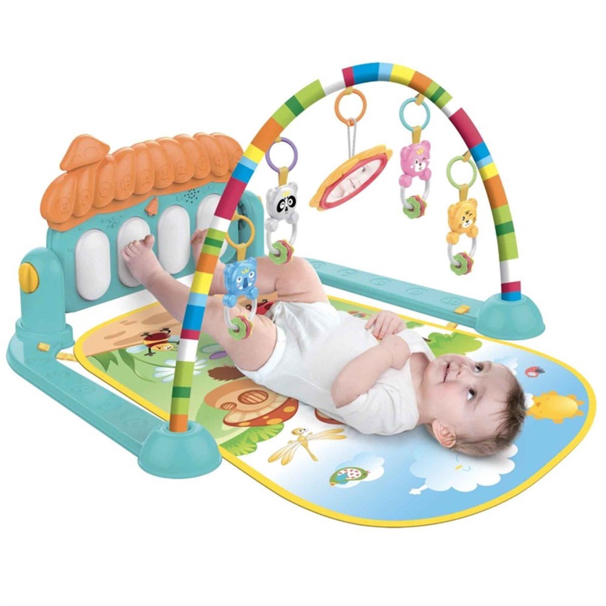 Babycim Mantar Piyanolu Bebek Oyun Halısı