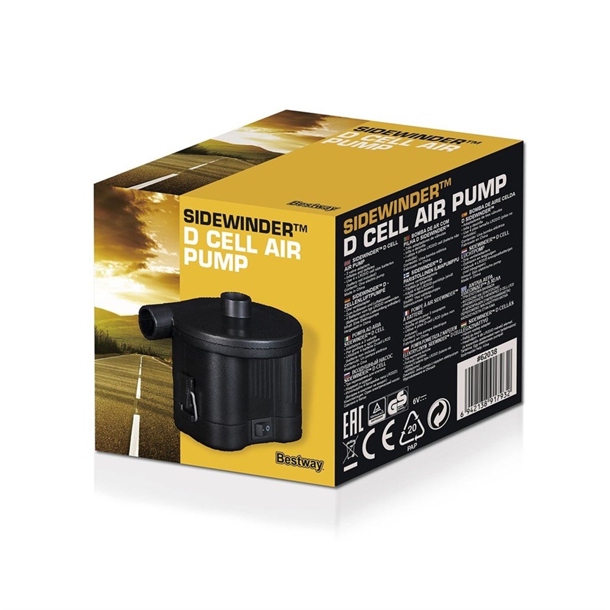 Bestway 62038 Sidewinder Pilli Pompa