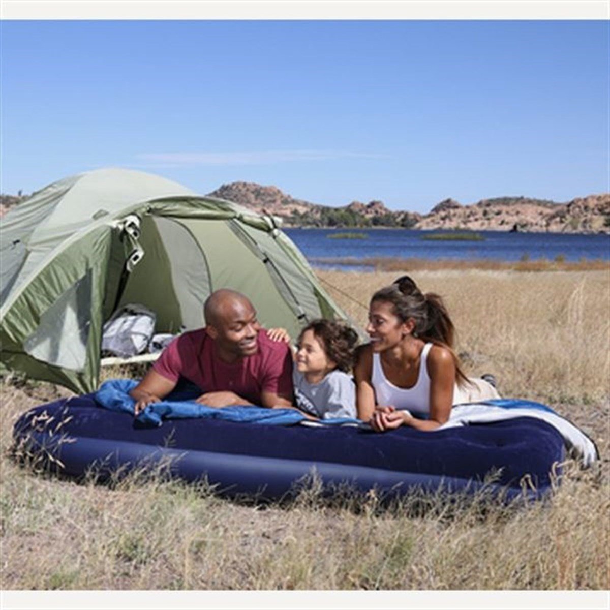 Bestway 67002 Çift Kişilik Şişme Yatak (191x137x22 cm)