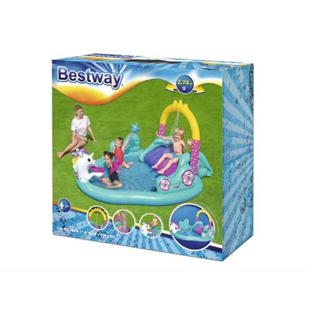 Bestway Unicorn Kaydıraklı Şişme Havuz 53097