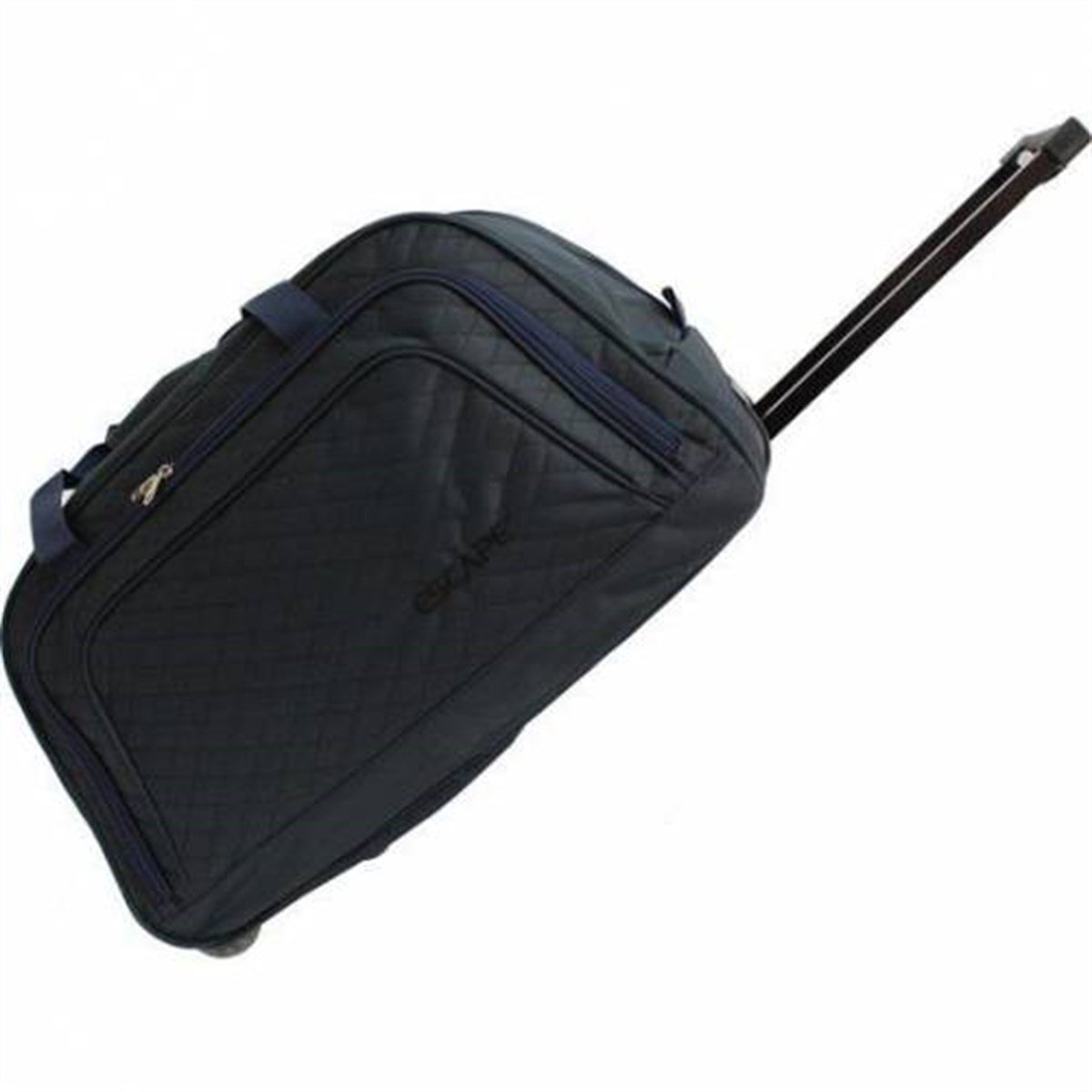 Escape 222 Büyük Boy Kapitone Kumaş İki Tekerlekli Çek Çekli Seyahat Çantası Çekçekli Bavul Valiz