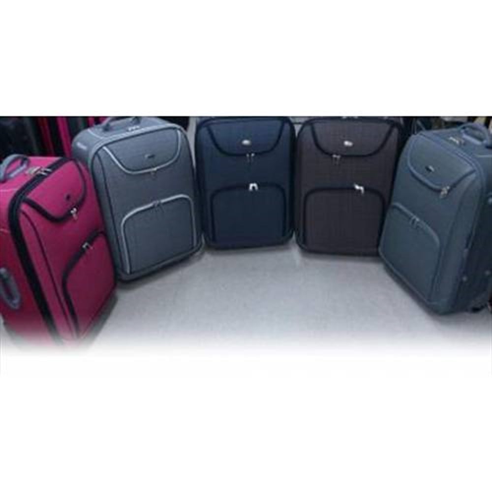 Escape 3lü Valiz Seti Havlu Kumaş Slikon Tekerlek