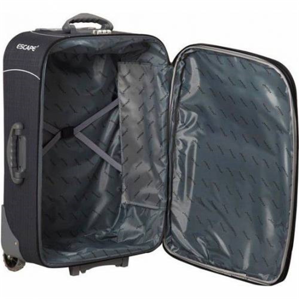 Escape 5 Tekerlekli 3lü Valiz Seti Havlu Kumaş Slikon Tekerlek