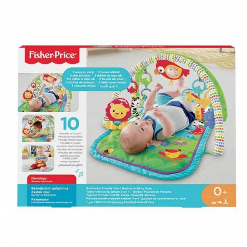 Fisher-Price Yağmur Ormanı 3ü1 Arada Jimnastik Merkez