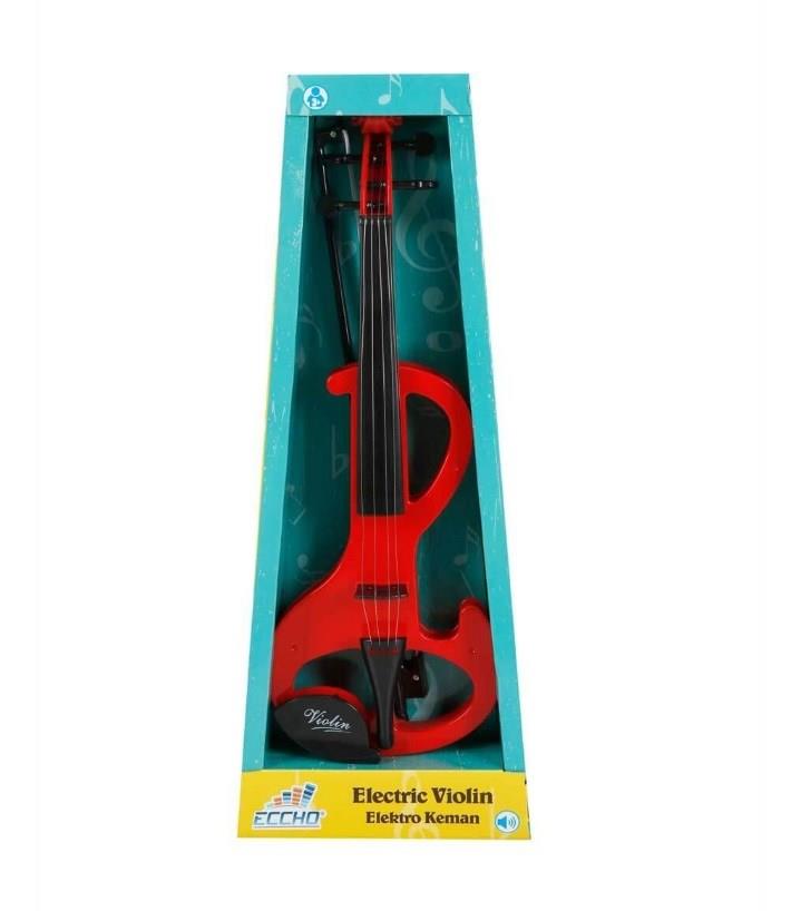 Gerçek Telli Elektronik Oyuncak Keman 43 cm