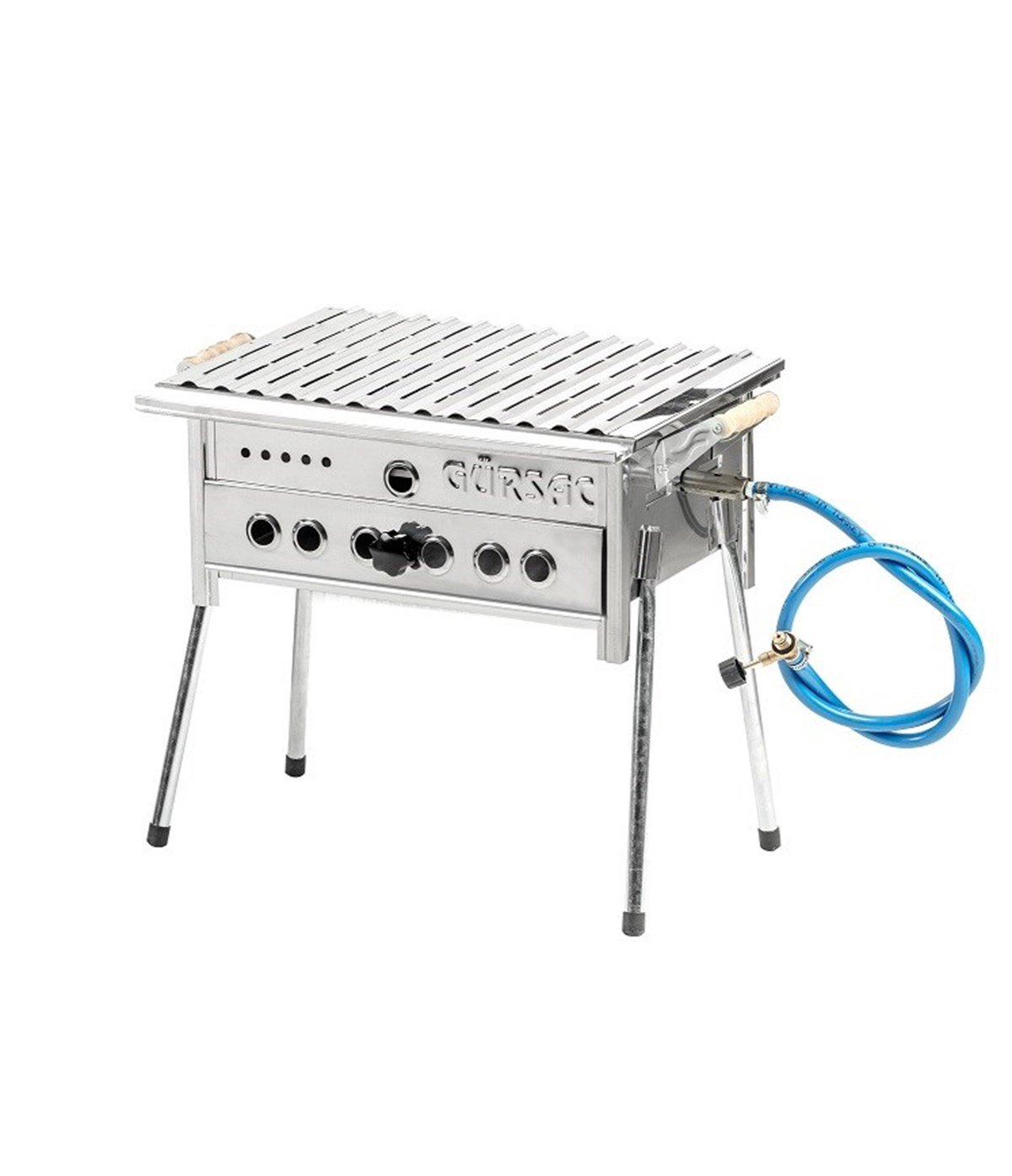 Gürsaç Tüplü Lav Taşlı 35x45cm Mangal Seti