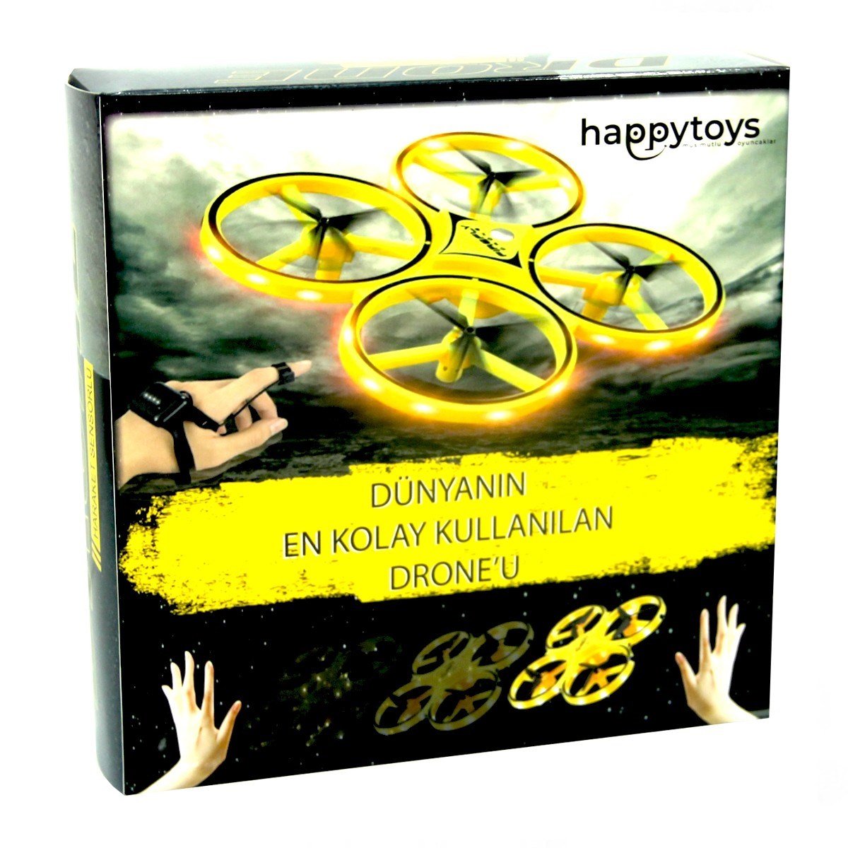 Hareket Sensörlü Eldiven Kontollü Drone