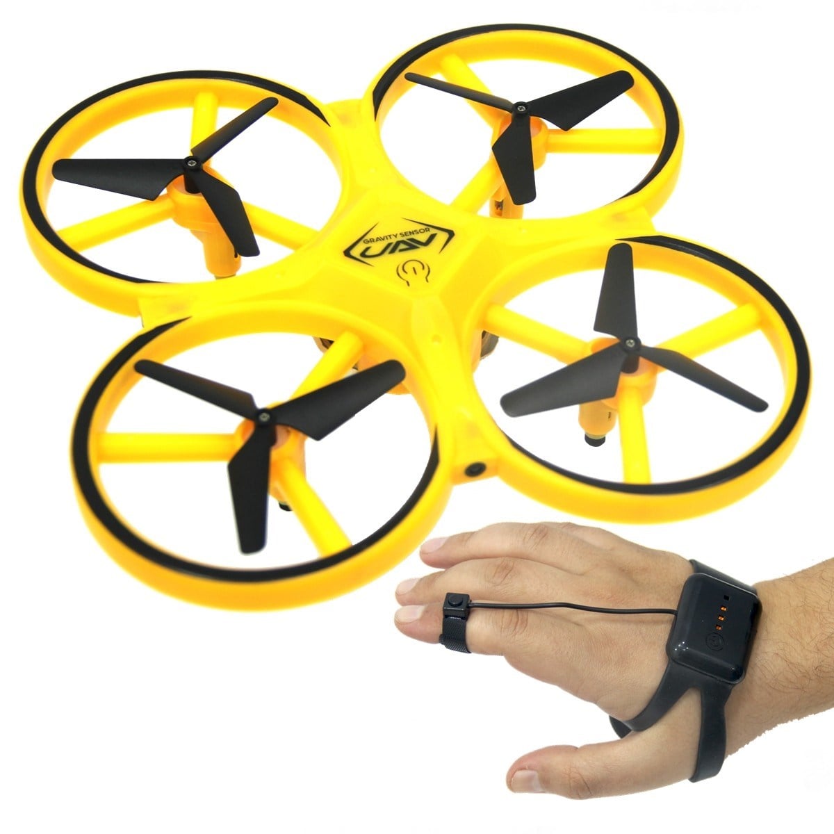 Hareket Sensörlü Eldiven Kontollü Drone