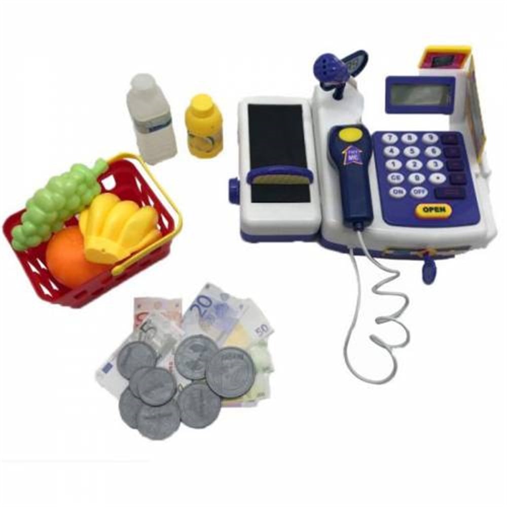 Hot Wheels Market Kasası Sesli Aksesuarlı Eğitici Yazar Kasa