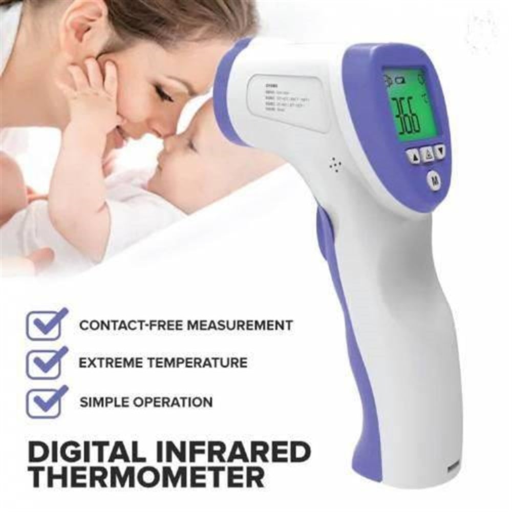 Infrared Thermometer Dt -8826 Yüksek Ateş Alarmlı Kızılötesi Ateş Ölçer