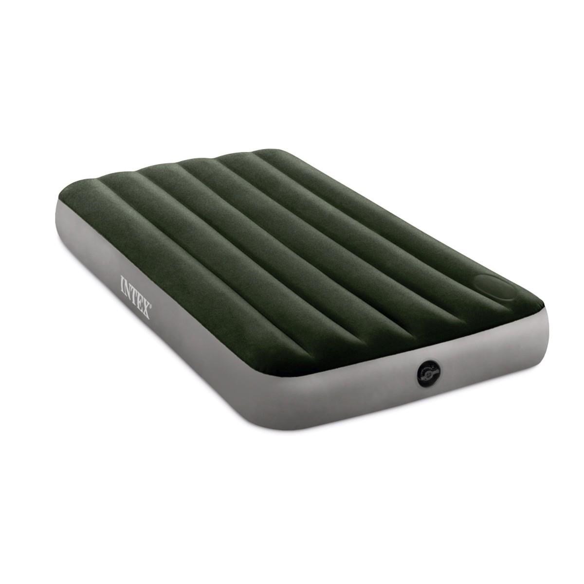 intex 64761 Şişme Yatak Ayak Pompalı Kamp Yatağı 99x191x25 Cm