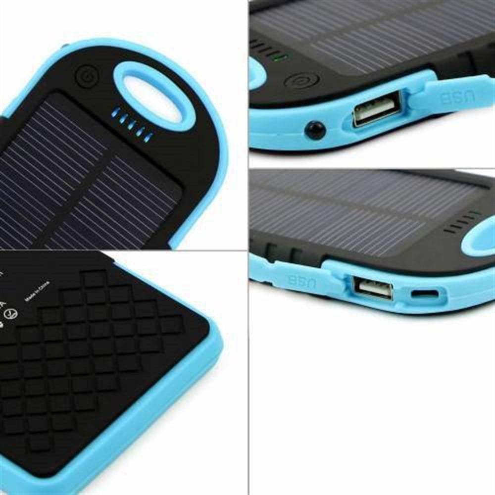 KingShark 12000 Mah Solar Powerbank Şarj Aleti 12 Ledli