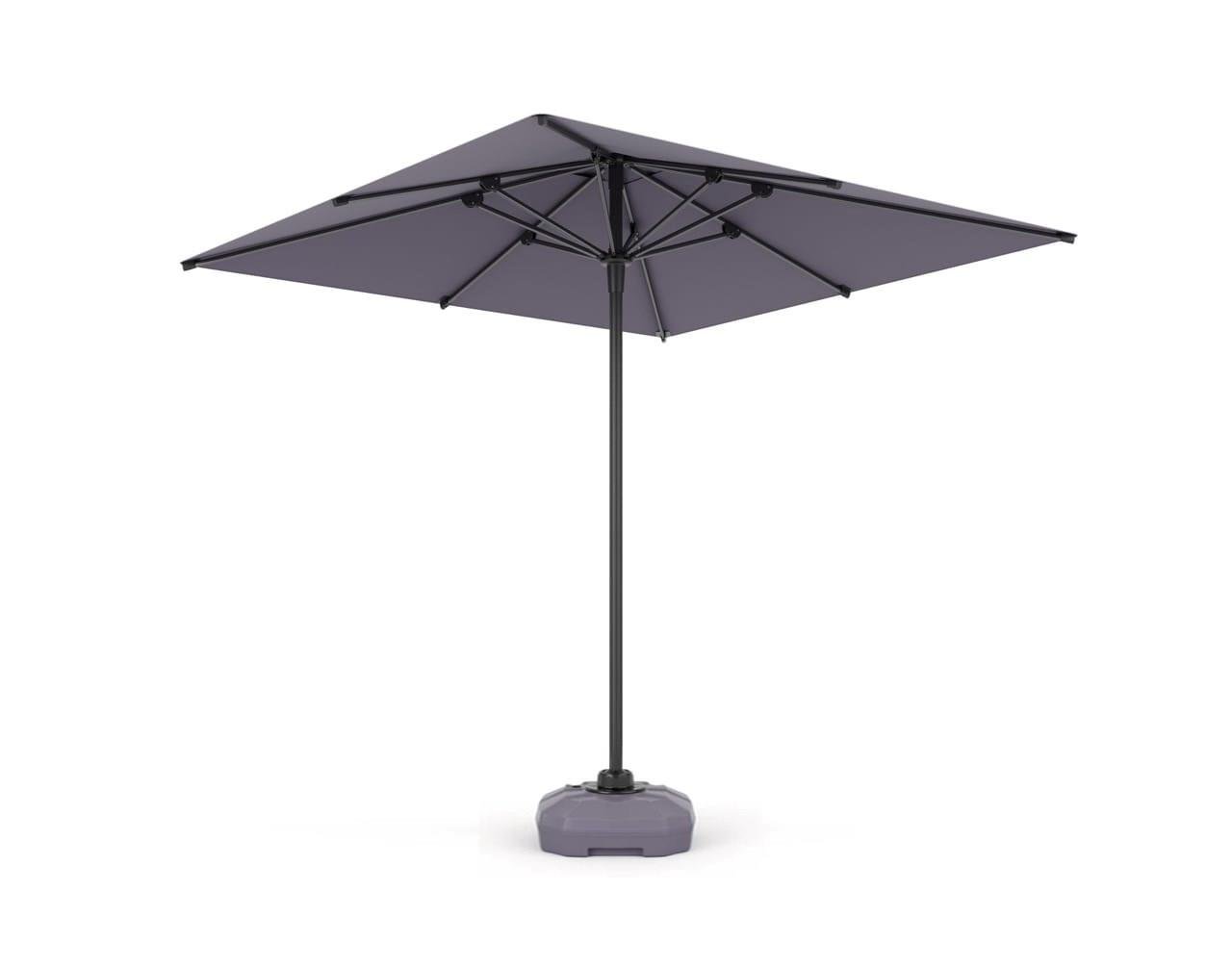 Mini Pro Push-up Sistemli Şemsiye 210x210 Bahçe Balkon Plaj Şemsiyesi Antrasit