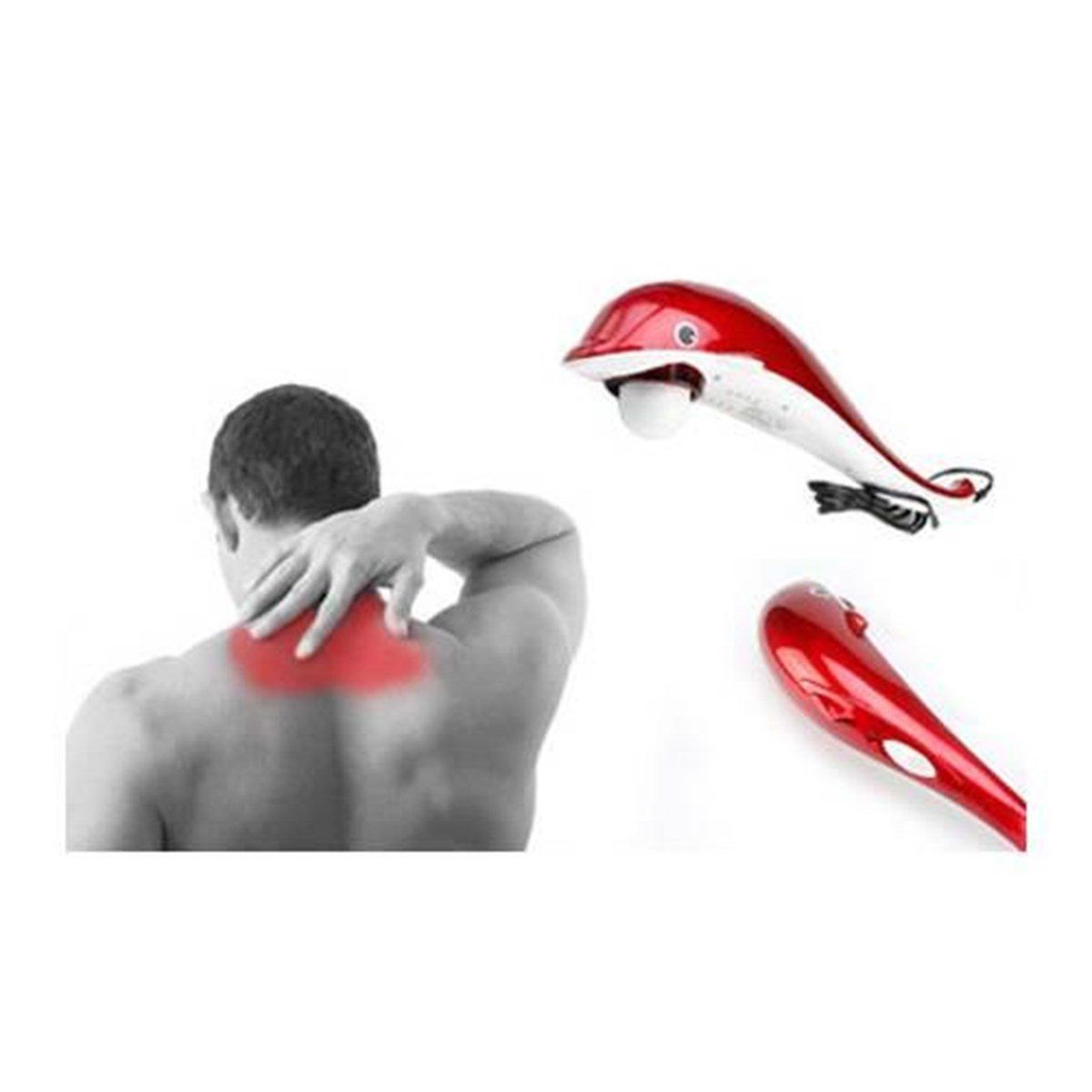 Nordmende NRD 95 Yunus Masaj Aleti 3 Başlıklı Fonksiyonel Masaj Cihazı