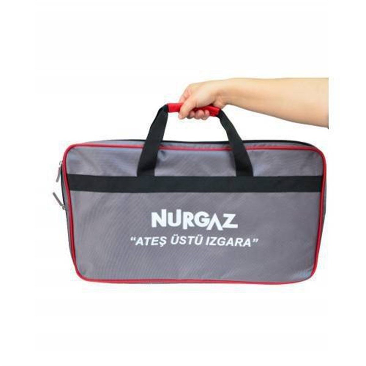 Nurgaz Ateş Üstü Izgara Büyük Boy Çevirme Aparatı Hediyeli