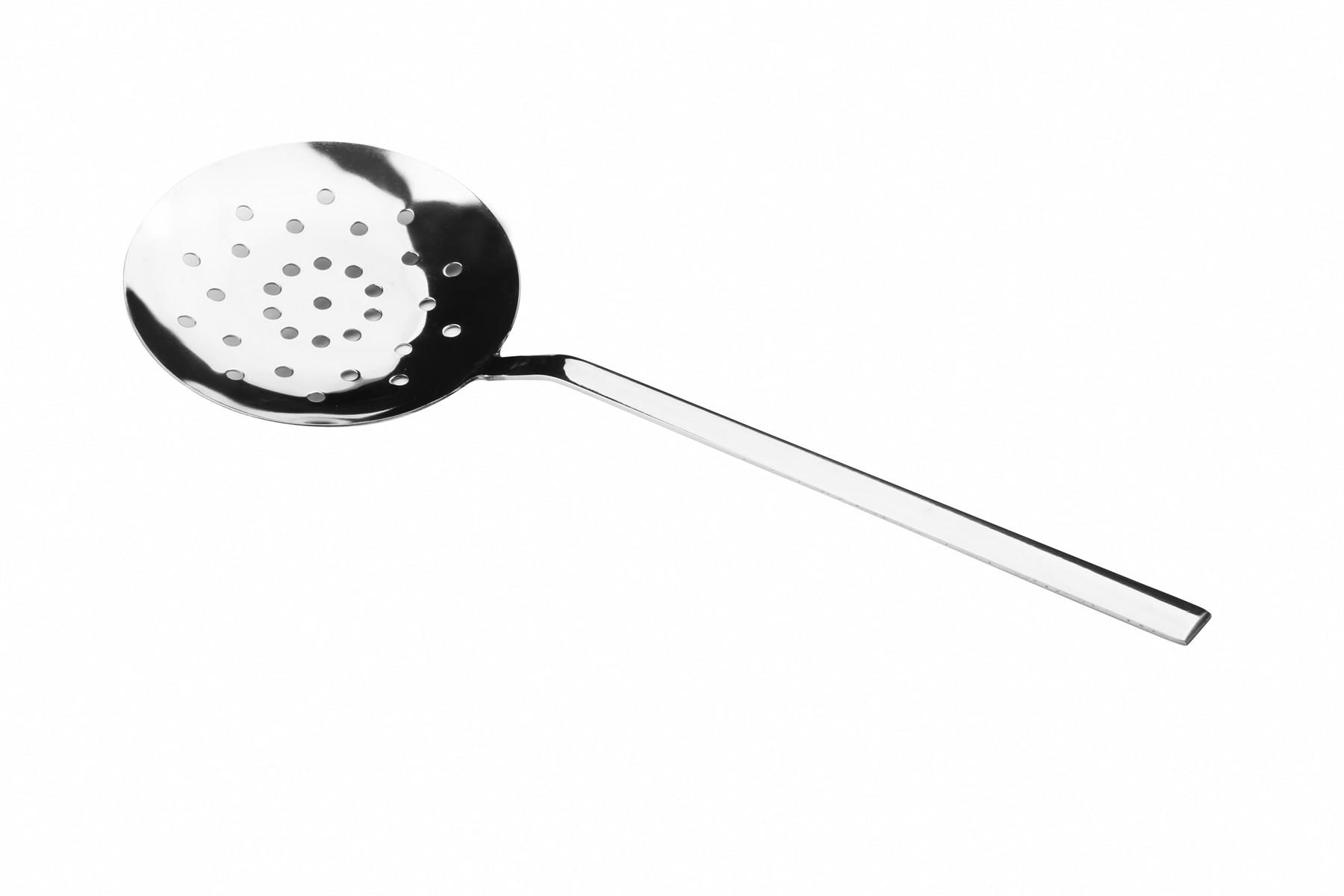Paslanmaz Çelik 5 Parça Servis Seti Kepçe Kevgir Spatula Çatal 2.5 MM