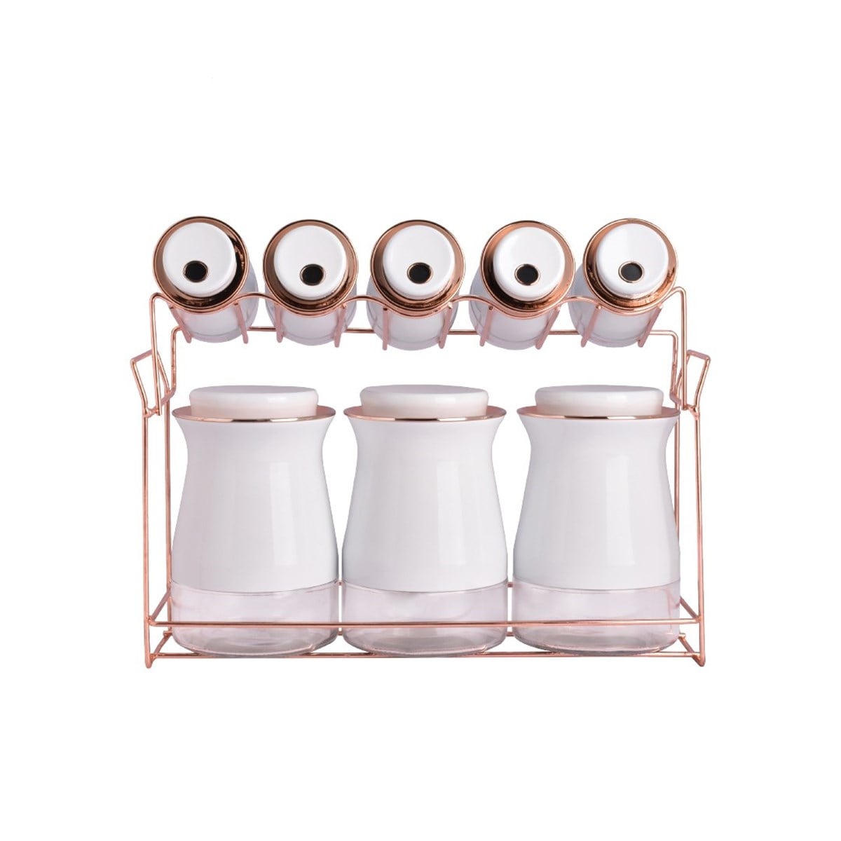 Perotti 11596 Caprice 8li White Baharatlık Takımı 