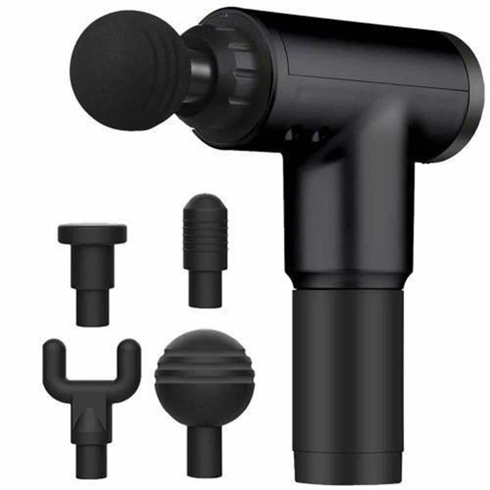 Relax Masaj Tabancası 4 başlıklı Titreşimli Yoğurmalı 6 fonksiyonlu