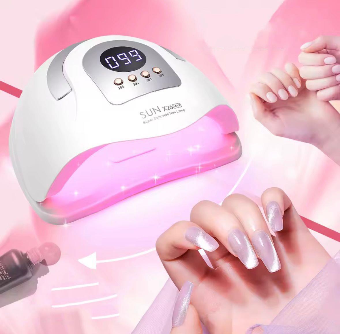 Sun X26 Max UV Led Kurutucu 380 Watt-81 Led Tırnak Oje Kurutma Cihazı