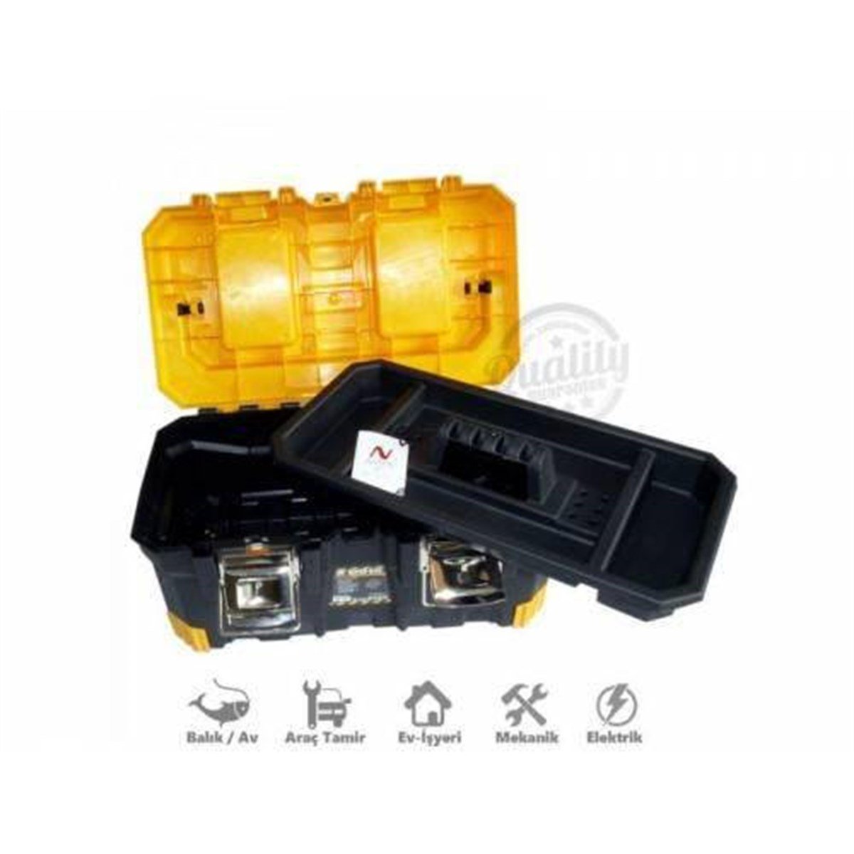 Super-Bag 20 İnç Alüminyum Saplı Metal Kilitli Takım Çantası ASR-4016