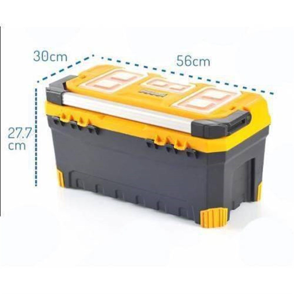 Super-Bag 22 İnç Alüminyum Saplı Metal Kilitli Takım Çantası ASR-4017