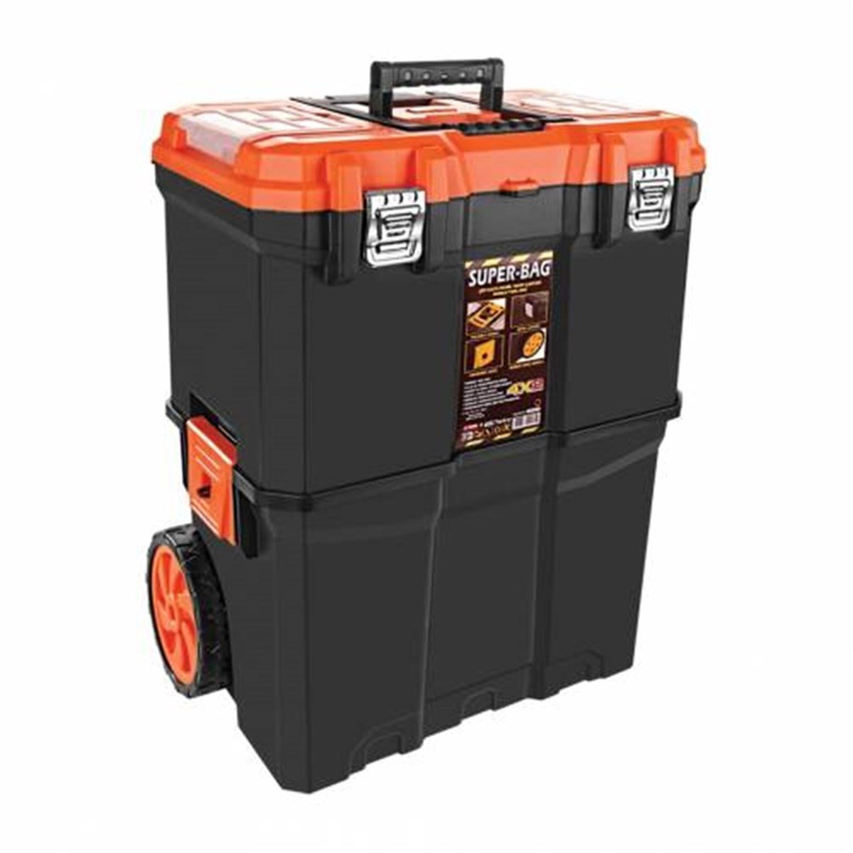 Super-Bag 5039 Büyük Tekerlekli Çift Katlı Teknisyen Takım Çantası