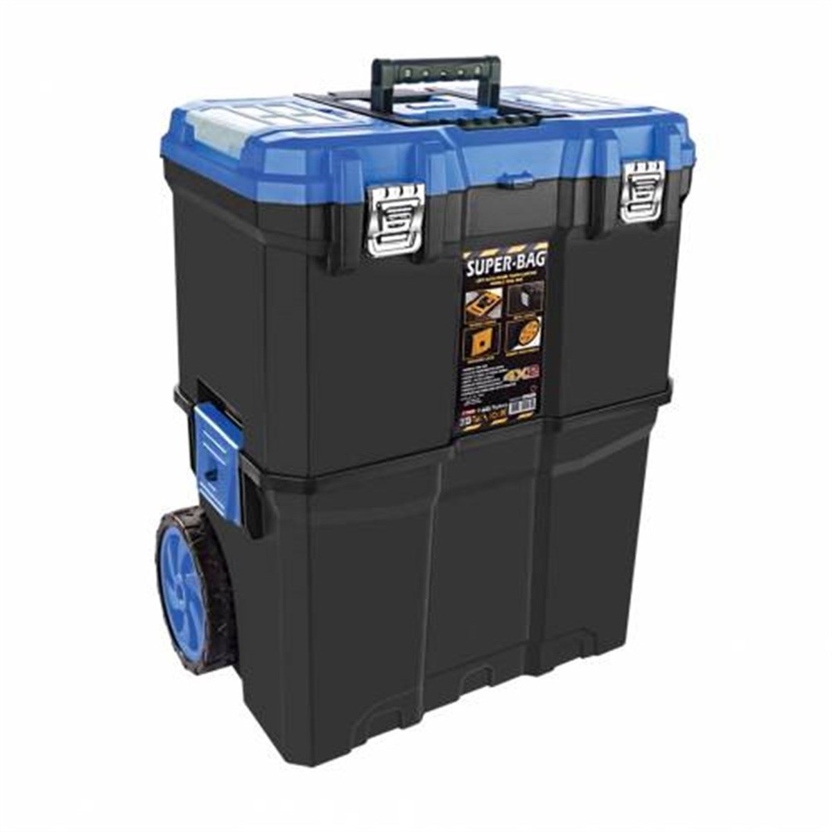 Super-Bag 5039 Büyük Tekerlekli Çift Katlı Teknisyen Takım Çantası