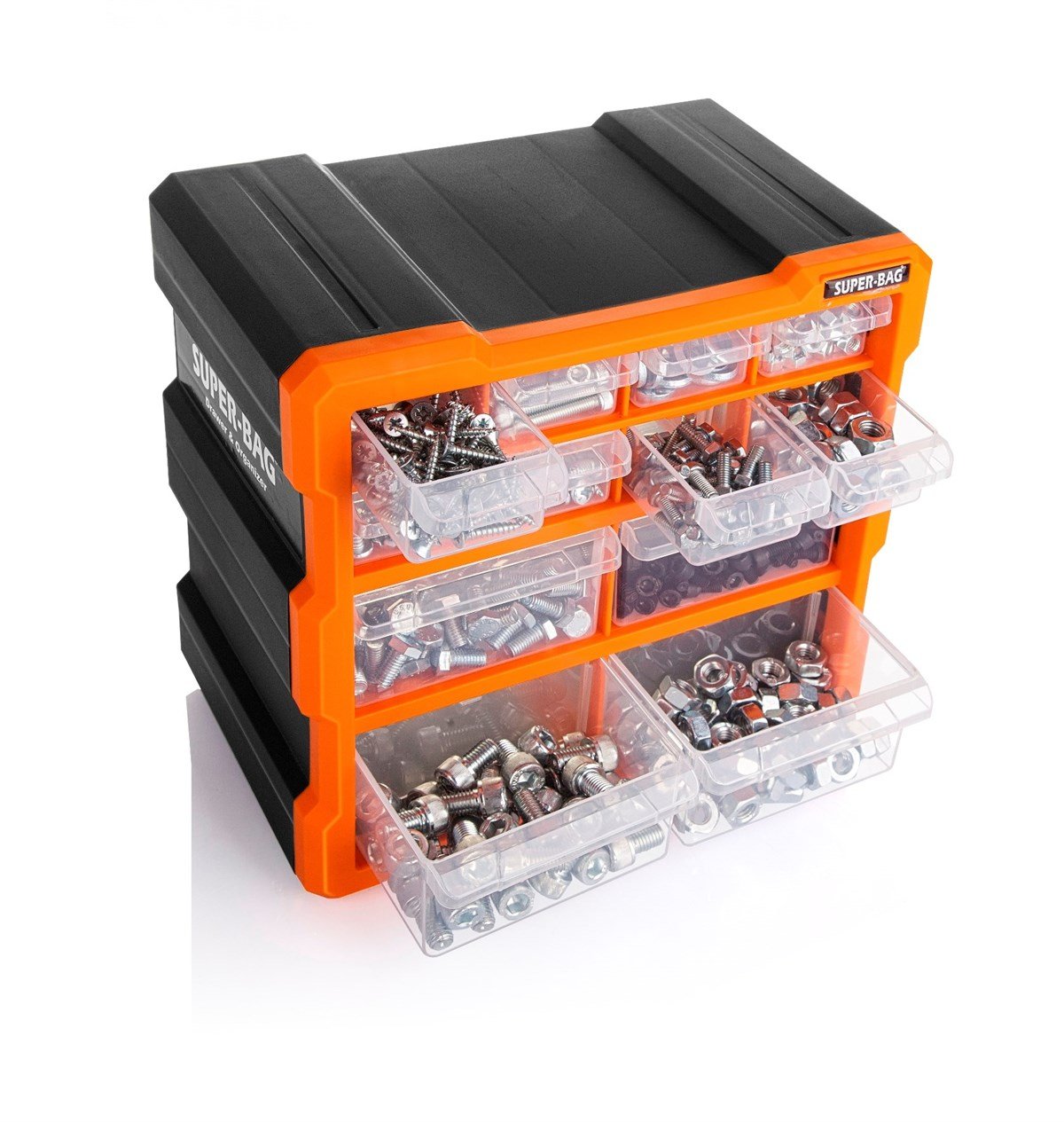 Super Bag ASR-6007 Monoblok 12 Çekmeceli Organizer Kutu