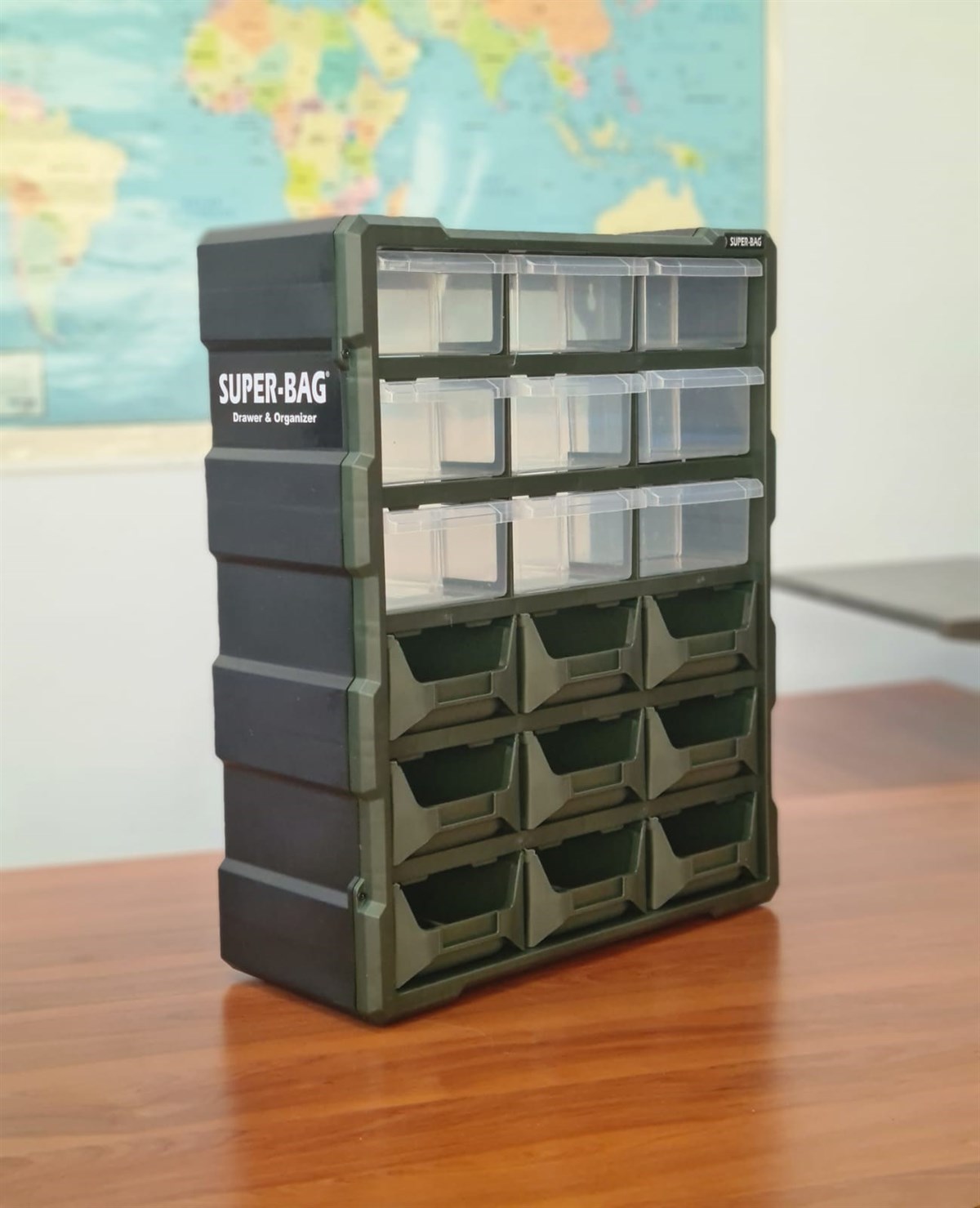 SuperBag 18’li Monoblok Çekmece Avadanlık Set ASR-6011