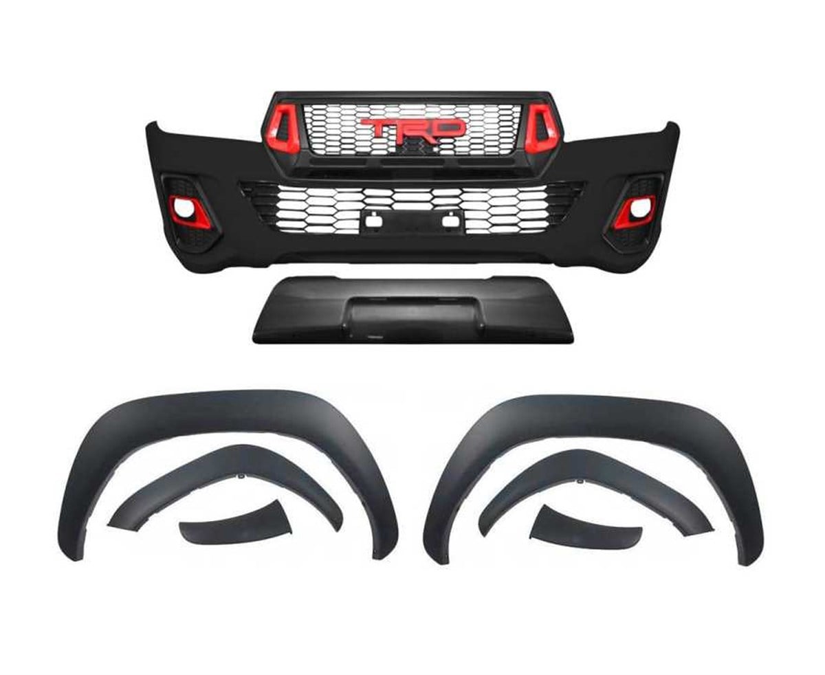  Toyota Hilux Revo Rocco Trd Body Kit (Panjur-Tampon-Dodik Seti 2016+)