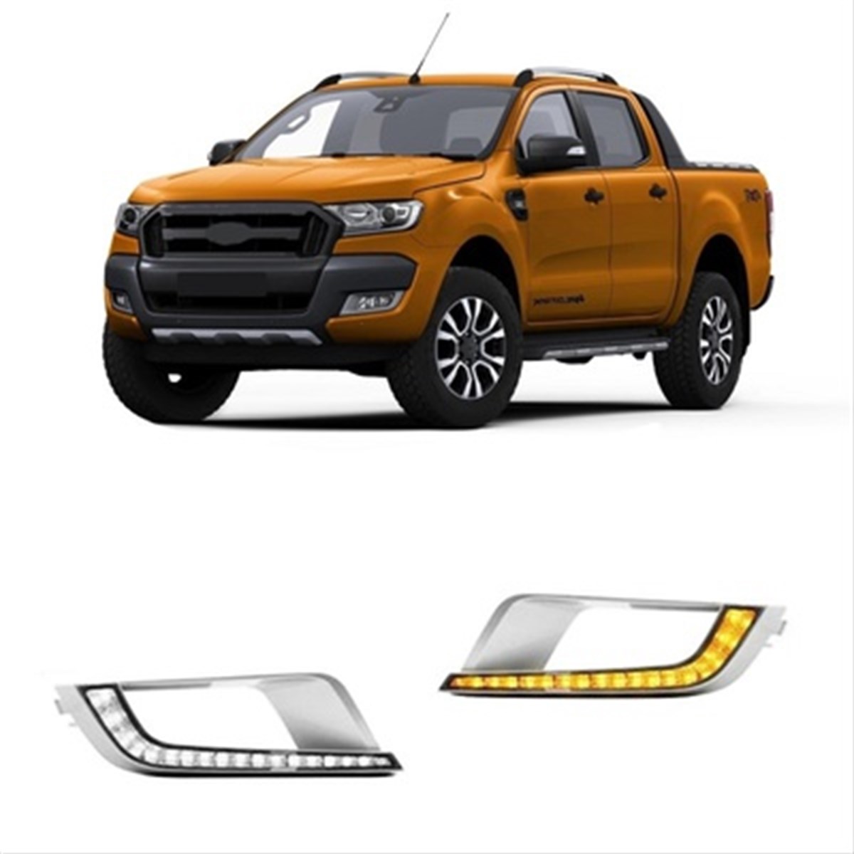 Ford Ranger 2016-2019 T7 Sis Ledi  