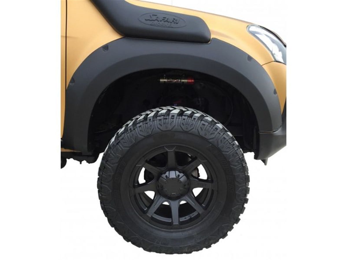Isuzu D Max Dodik Çamurluk Kaplama Seti 2012+ Safari ABS Plastik Civatasız