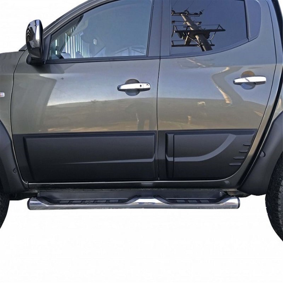 Mitsubishi L200 Gövde Kaplama Kapı Koruma 1.Sınıf ABS Plastik