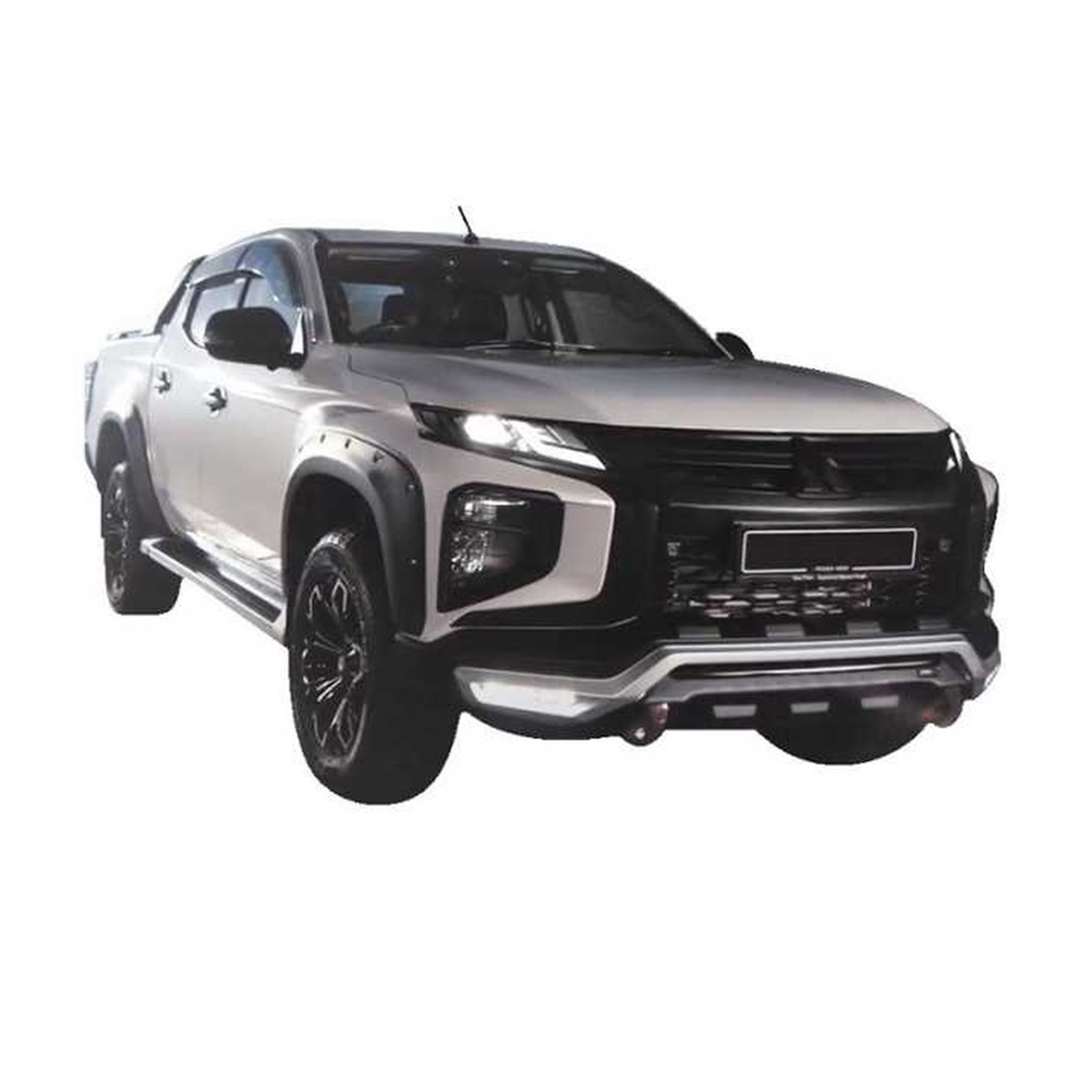 Mitsubishi L200 Ledli Ön Tampon Koruma (2019+)