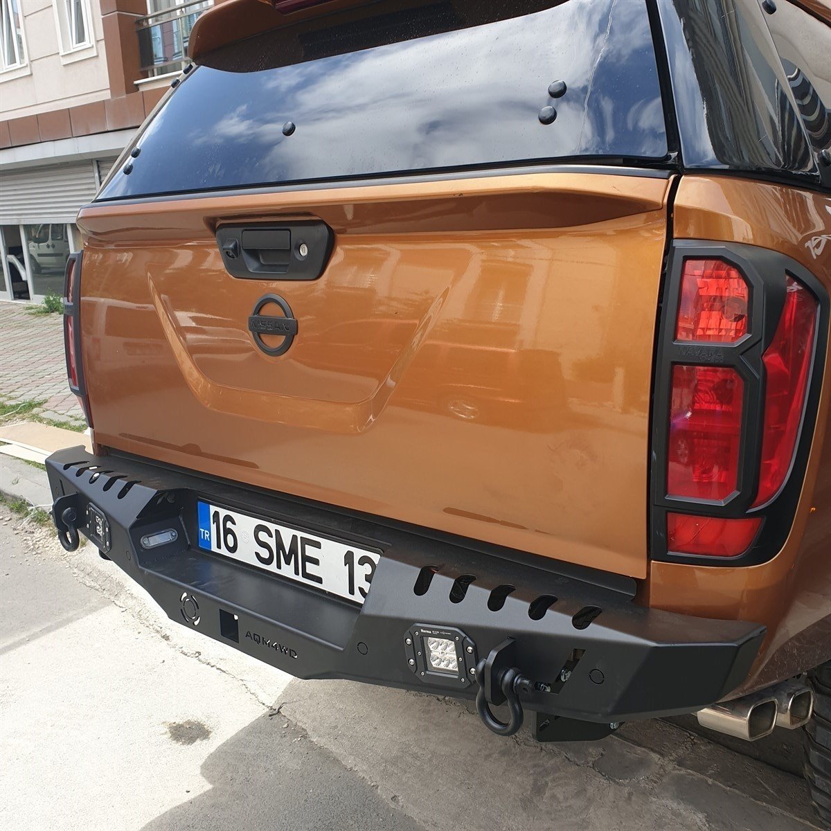 Nissan Navara Arka Demir Tampon (Off Road Arka Demir Tampon)