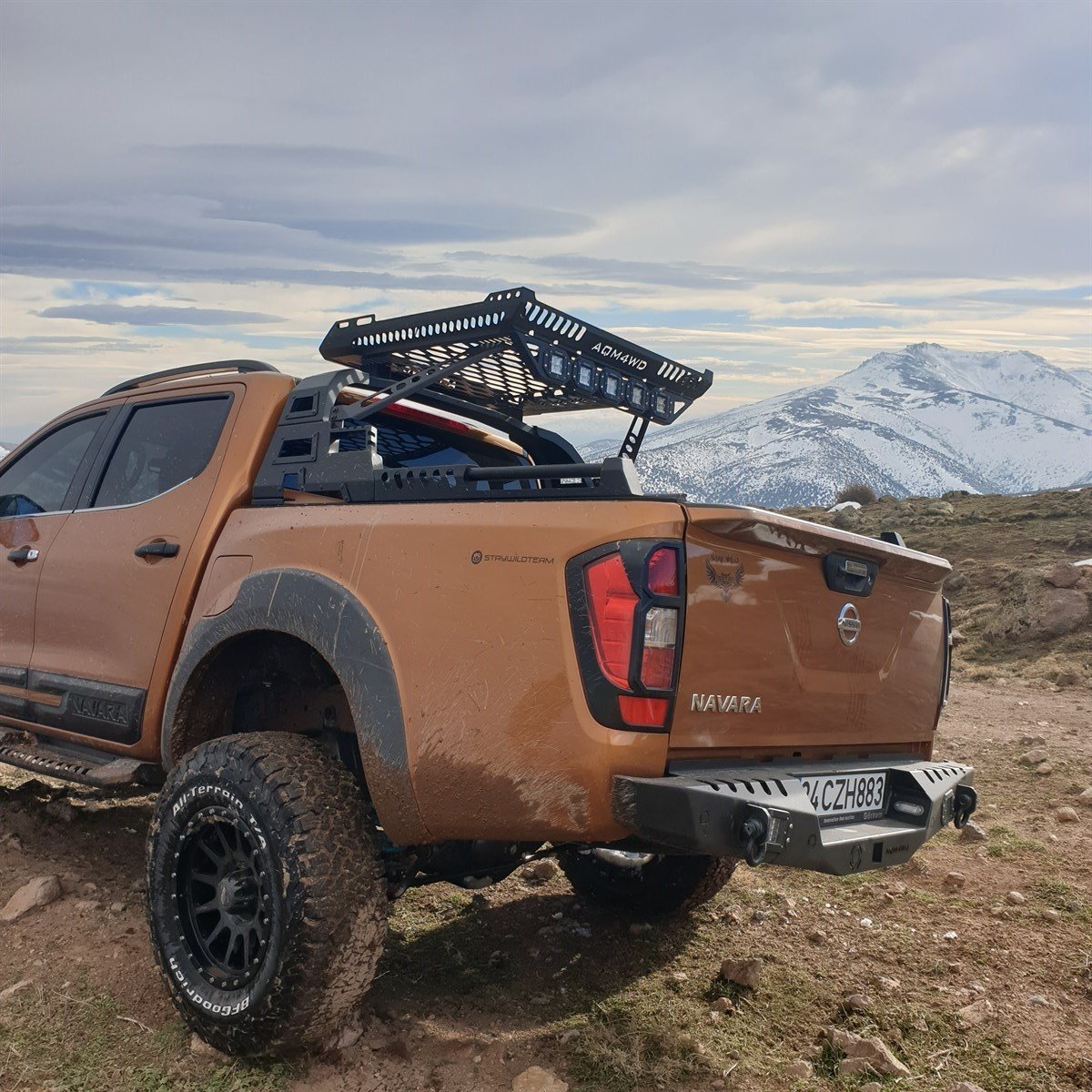 Nissan Navara Arka Demir Tampon (Off Road Arka Demir Tampon)