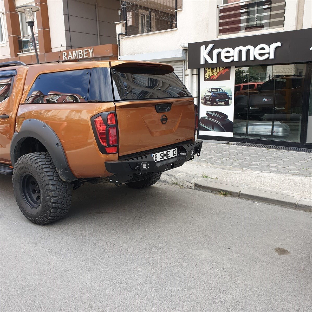 Nissan Navara Arka Demir Tampon (Off Road Arka Demir Tampon)